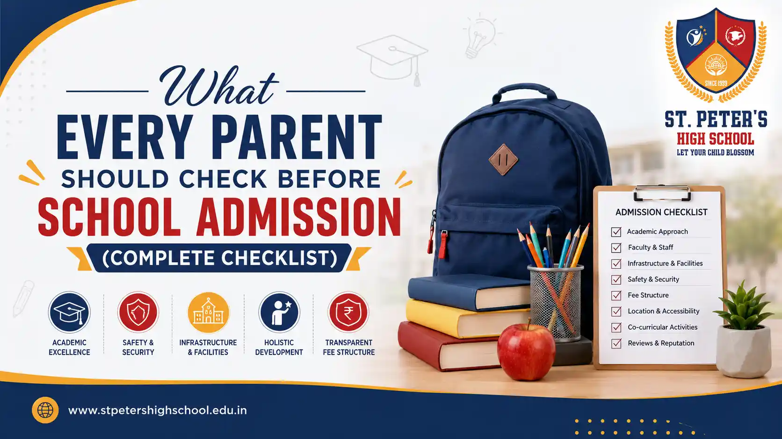 What Every Parent Should Check Before School Admission (Complete Checklist)