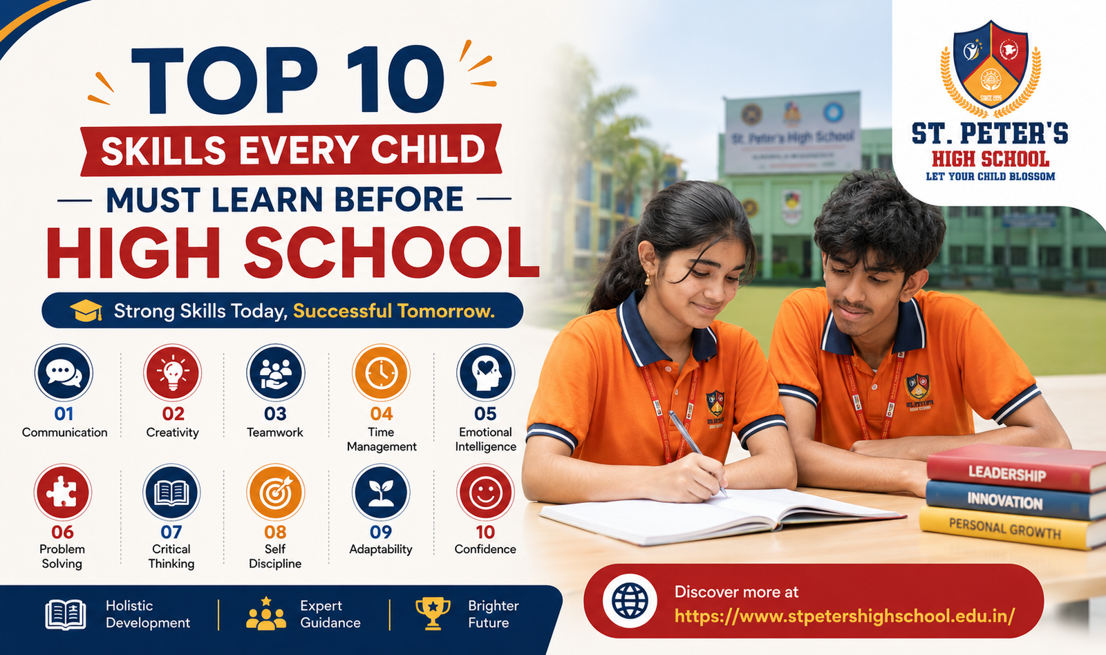 Top 10 Skills Every Child Must Learn Before High School